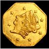 Image 2 : ***Auction Highlight*** 1871 Octogon california Fractional Gold BG-912 50c Grades Select+ Unc (fc)