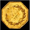 Image 3 : ***Auction Highlight*** 1871 Octogon california Fractional Gold BG-912 50c Grades Select+ Unc (fc)