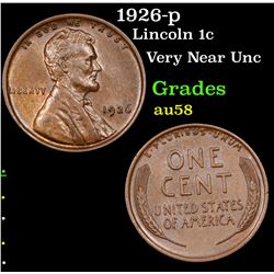 1926-p Lincoln Cent 1c Grades Choice AU/BU Slider
