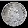 Image 2 : 1855-p Seated Liberty Half Dime 1/2 10c Grades vf details