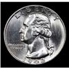 Image 2 : 1943-p Washington Quarter 25c Grades Choice+ Unc