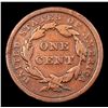Image 3 : 1842 Large Date Braided Hair Large Cent 1c Grades vg+