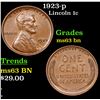 Image 1 : 1923-p Lincoln Cent 1c Grades Select Unc BN