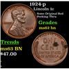 Image 1 : 1924-p Lincoln Cent 1c Grades Select Unc BN