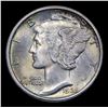 Image 2 : 1929-p Mercury Dime 10c Grades Select Unc FSB