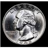 Image 2 : 1943-d Washington Quarter 25c Grades Choice+ Unc