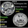 Image 1 : 1954 Washington Quarter 25c Grades GEM++ Proof