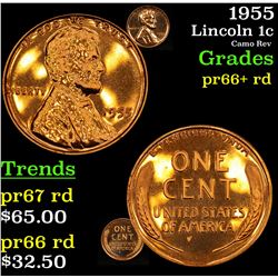 1955 Lincoln Cent 1c Grades Gem+= Proof Red