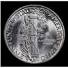 Image 3 : 1941-d Mercury Dime 10c Grades GEM+ FSB