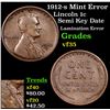 Image 1 : 1912-s Mint Error Lincoln Cent 1c Grades vf++
