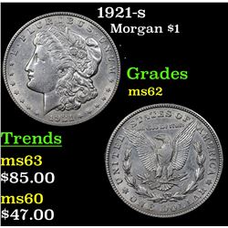 1921-s Morgan Dollar $1 Grades Select Unc