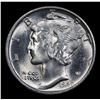 Image 2 : 1940-s Mercury Dime 10c Grades GEM++ Unc