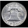 Image 3 : 1951-d Franklin Half Dollar 50c Grades Select Unc+ FBL