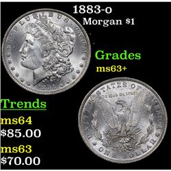 1883-o Morgan Dollar $1 Grades Select+ Unc