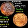 Image 1 : 1909 vdb Lincoln Cent 1c Grades Choice+ Unc RB