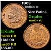 Image 1 : 1909 Indian Cent 1c Grades Select+ Unc RB