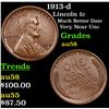 1913-d Lincoln Cent 1c Grades Choice AU/BU Slider