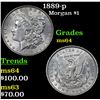 Image 1 : 1889-p Morgan Dollar $1 Grades Choice Unc