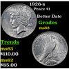 Image 1 : 1926-s Peace Dollar $1 Grades Select Unc