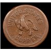 Image 3 : (1863) US Copper Civil War Token 1c Grades xf+