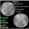 Image 1 : 1890-s Morgan Dollar $1 Grades Select Unc