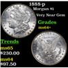 Image 1 : 1888-p Morgan Dollar $1 Grades Choice+ Unc