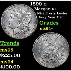 1899-o Morgan Dollar $1 Grades Choice+ Unc