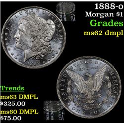 1888-o Morgan Dollar $1 Grades Select Unc DMPL