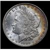 Image 2 : 1885-o Rainbow Toned Morgan Dollar $1 Grades Select Unc