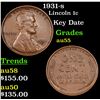1931-s Lincoln Cent 1c Grades Choice AU