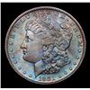 Image 2 : 1881-s Rainbow Toned Morgan Dollar $1 Grades Select+ Unc