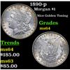 Image 1 : 1890-p Morgan Dollar $1 Grades Choice Unc