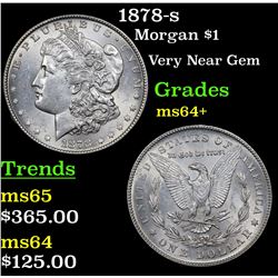 1878-s Morgan Dollar $1 Grades Choice+ Unc