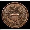 Image 2 : 1863 Crossed Cannons Civil War Token 1c Grades Select Unc BN
