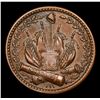 Image 3 : 1863 Crossed Cannons Civil War Token 1c Grades Select Unc BN