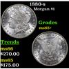 1880-s Morgan Dollar $1 Grades GEM+ Unc