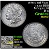 Image 1 : 1878-p 8tf Vam 14.1a DDR Morgan Dollar $1 Grades Select Unc