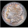 Image 2 : 1886-p Rainbow Toned Morgan Dollar $1 Grades Choice+ Unc