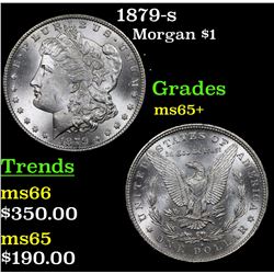 1879-s Morgan Dollar $1 Grades GEM+ Unc