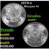 1879-s Morgan Dollar $1 Grades GEM+ Unc