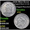 Image 1 : 1830 Mint Error  Capped Bust Half Dime 1/2 10c Grades xf+