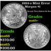 Image 1 : 1884-o Mint Error  Morgan Dollar $1 Grades GEM+ Unc
