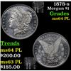 Image 1 : 1878-s Morgan Dollar $1 Grades Choice Unc PL