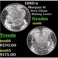 1880-s Morgan Dollar $1 Grades GEM+ Unc