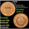 Image 1 : 1868 Two Cent Piece 2c Grades Select Unc RB