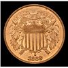 Image 2 : 1868 Two Cent Piece 2c Grades Select Unc RB