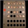 Partial Lincoln cent page 1984-1991 20 coins