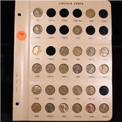 Near complete Lincoln cent page 1921-1934 26 coins