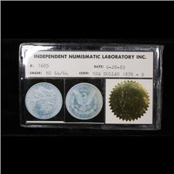 1878-s Morgan Dollar $1 Grades Choice Unc
