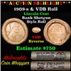 Image 1 : ***Auction Highlight*** Lincoln Wheat cent 1c orig roll, 1909-s one end, VDB rev other end, WOW! (fc